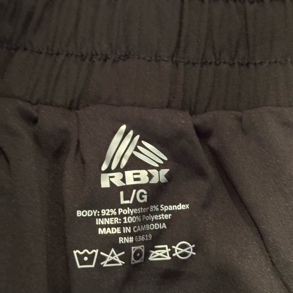 RBX Women's Black Athletic Shorts Size Large EUC - Picture 4 of 6